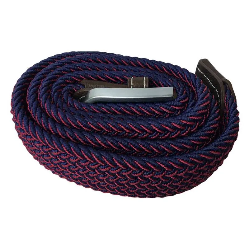 Repreve Woven Belt Blue & Red Zigzag