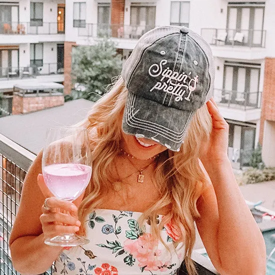 Sippin' Pretty Wholesale Trucker Hats