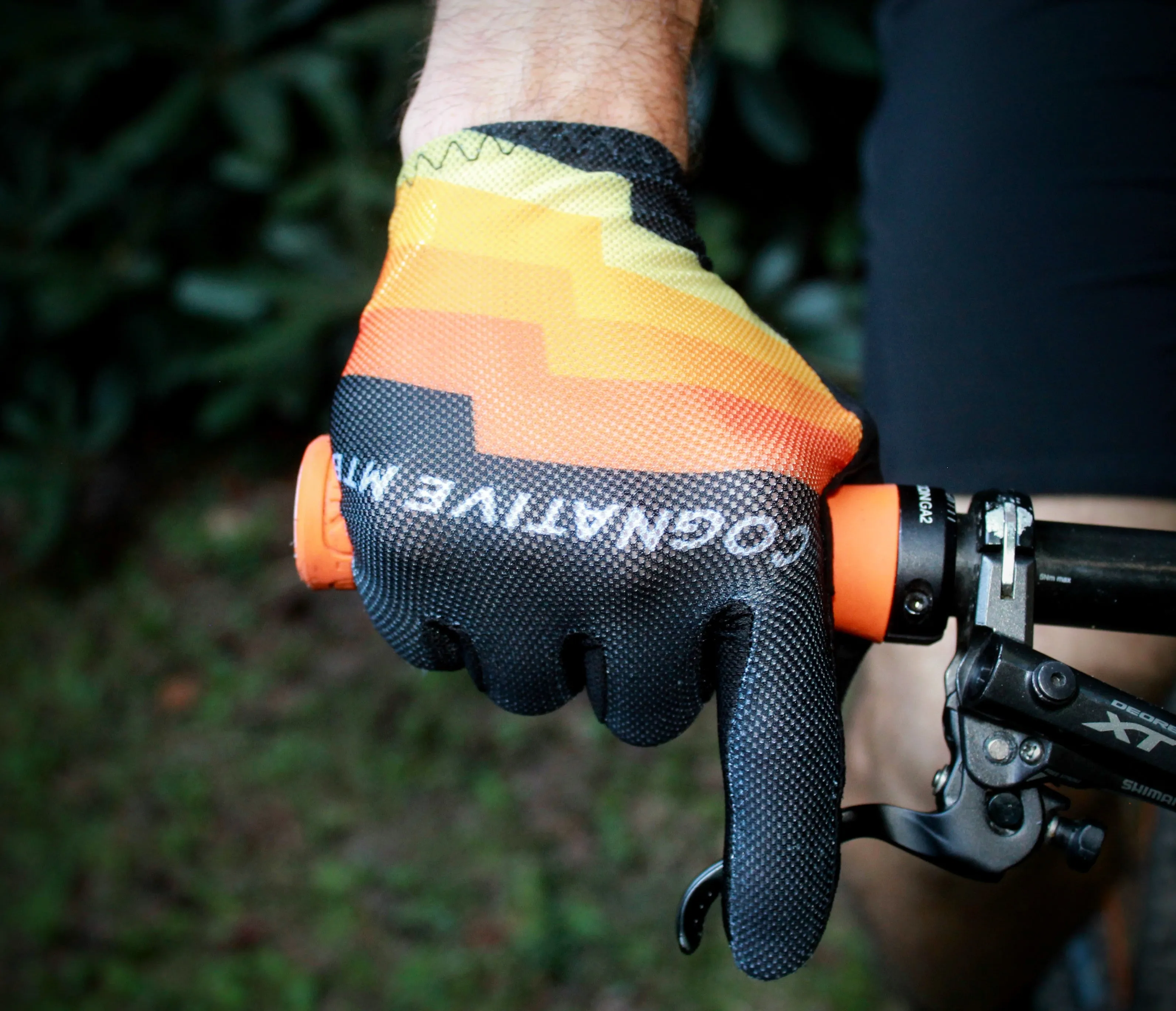 Summer Mountain Bike Glove | Signal Black/Orange