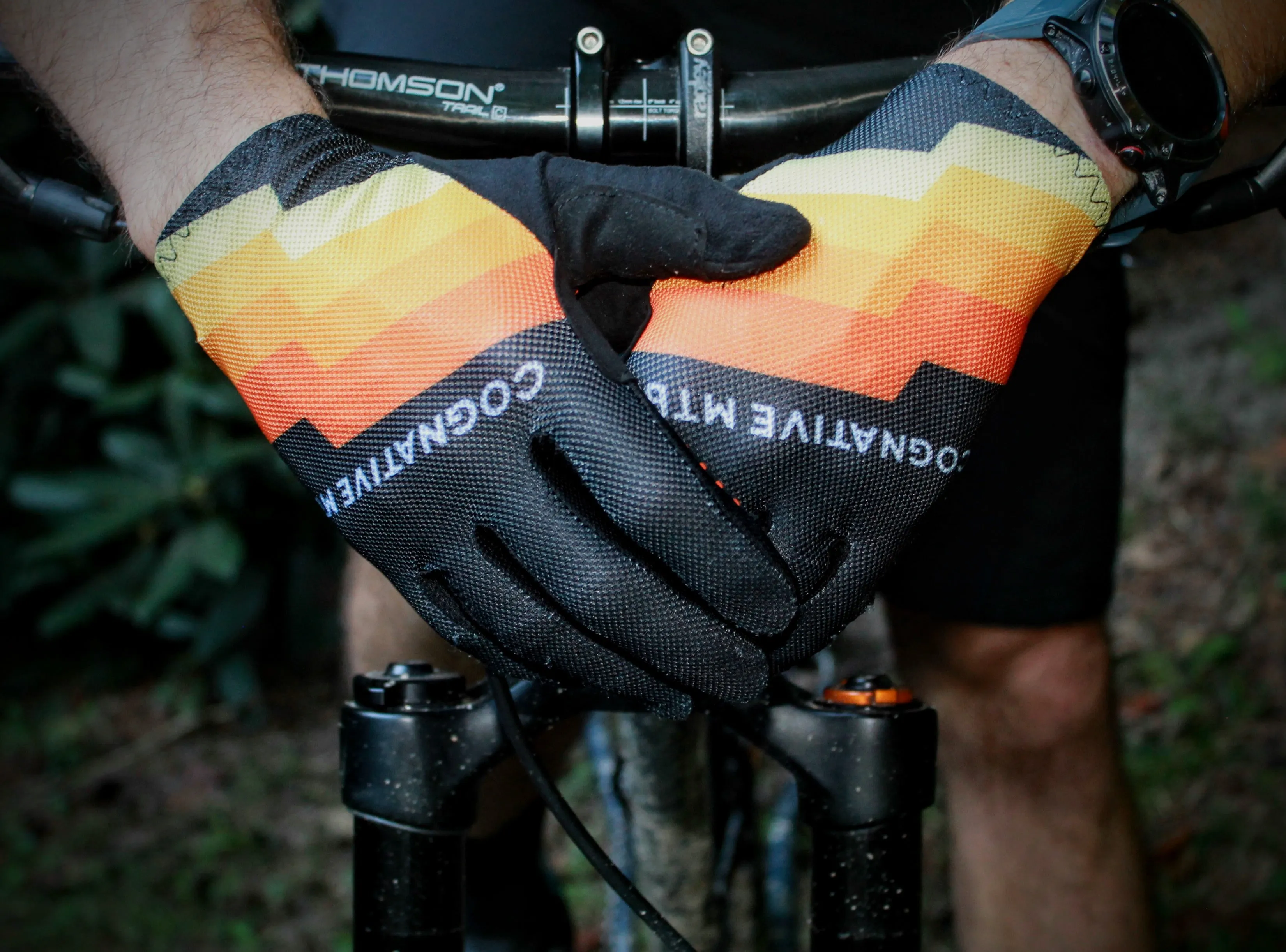 Summer Mountain Bike Glove | Signal Black/Orange