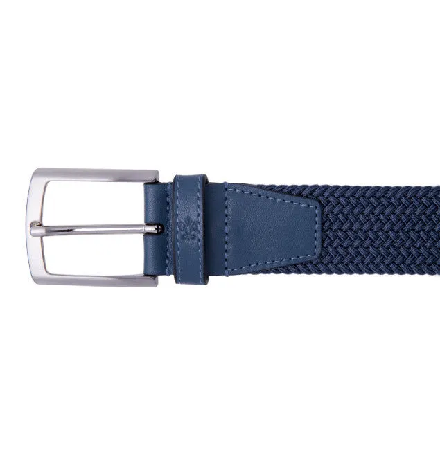 Van Laack Navy Woven Belt