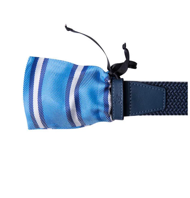 Van Laack Navy Woven Belt