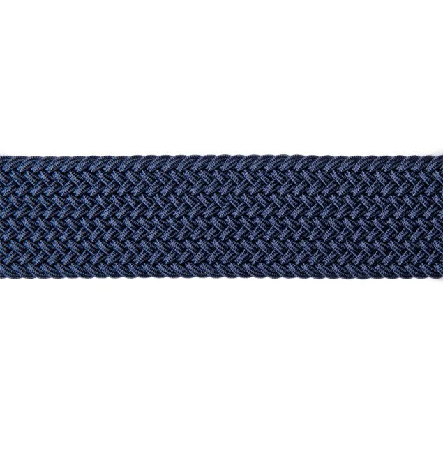 Van Laack Navy Woven Belt