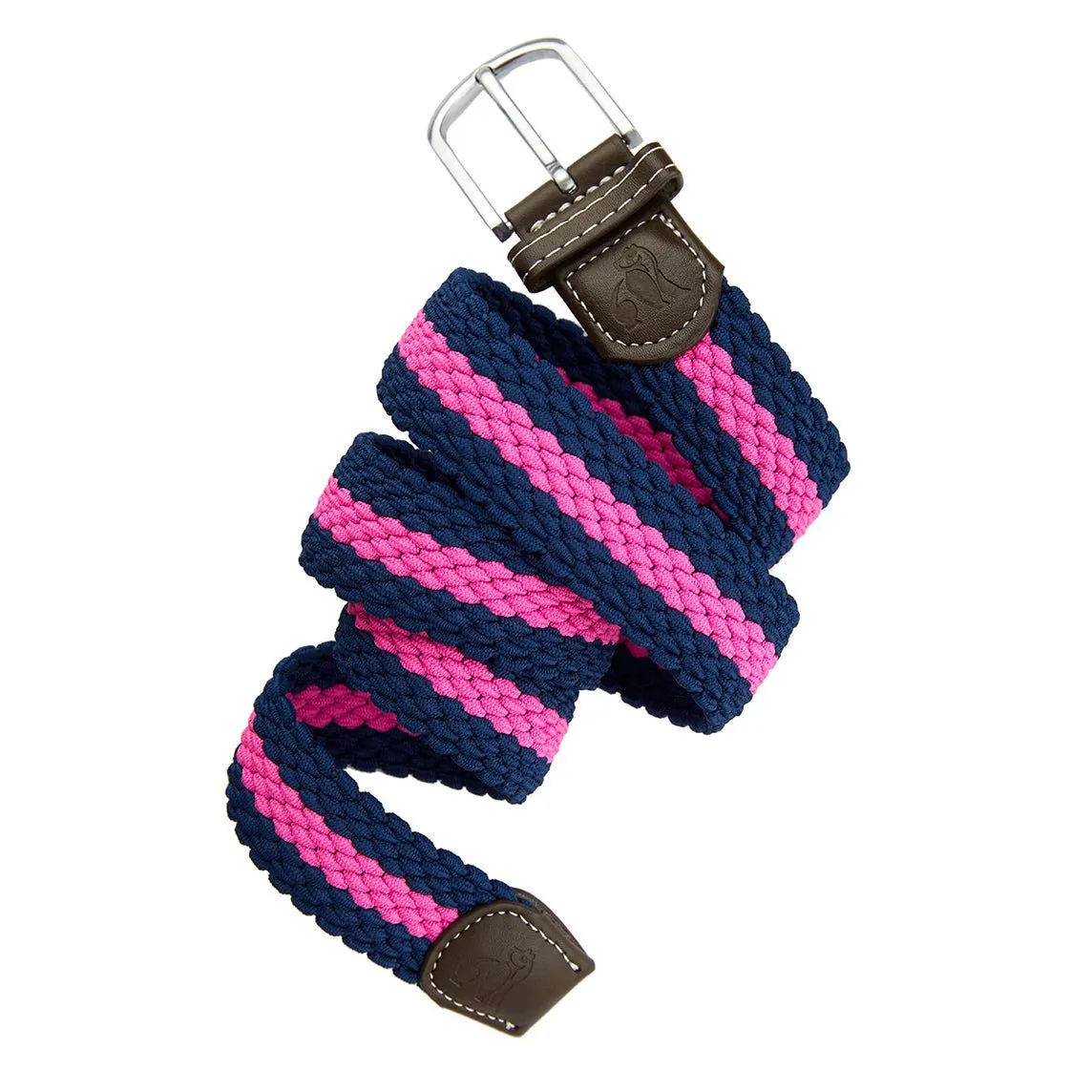 Woven Belt - Rich Pink Stripe